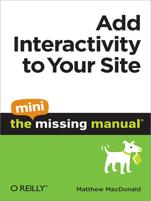 Title details for Add Interactivity to Your Site by Matthew MacDonald - Wait list
